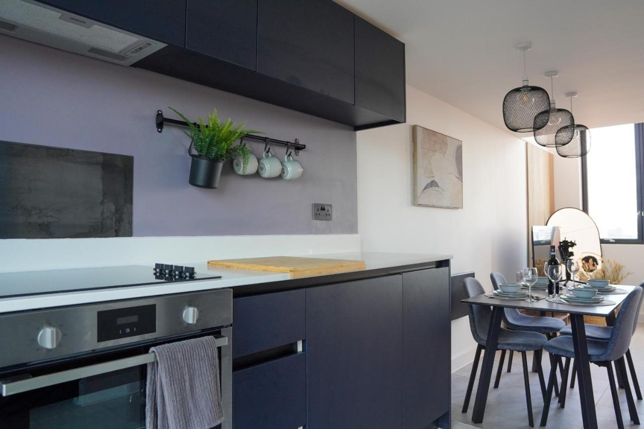 3Br Manchester Penthouse - Sky Garden & City Views Dış mekan fotoğraf